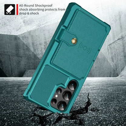 Card Wallet Case for Samsung Galaxy S24 S23 FE S25 Plus S22 S21 S26 Ultra A17 A37 A56 A36 A55 A35 A15 A54 A34 A52S A05S A05 A16
