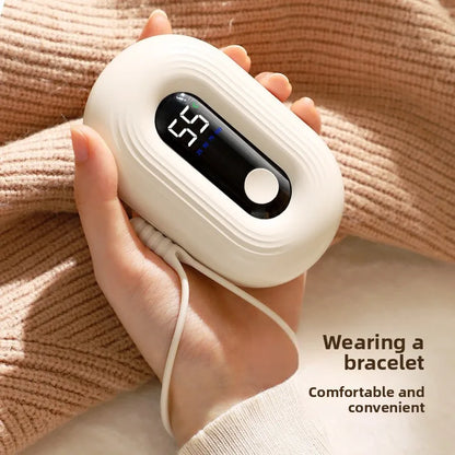 Mini Hand Warmer With Digital Display USB Charging Self-Heating Hand Warmer Gift Box Portable Warmth For Hands