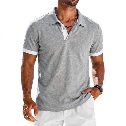 Men's Polo Shirt – Lightweight Breathable Lapel Sports Tee