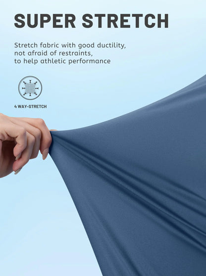 TACVASEN Sun Protection T-Shirts Mens Long Sleeve Hoodie Casual UV-Proof T-Shirts Breathable Lightweight Quick Dry T-Shirts Male