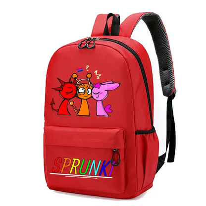 Anime Cartoon School Backpack - Waterproof Oxford Cloth Bookbag for Kids - ZOOMNSTORE