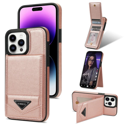 Wallet Magnetic Flip Sidestick Hardware Anti-theft Brush Leather Case For iPhone 17 Air 16e 16 Pro Max 15 Plus 14 13 12 11 XR