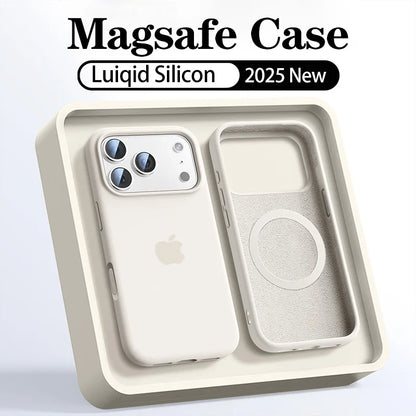 Magsafe Silicone Case - Liquid Silicone Cover for Apple iPhone Pro Max | Magnetic Wireless Charging