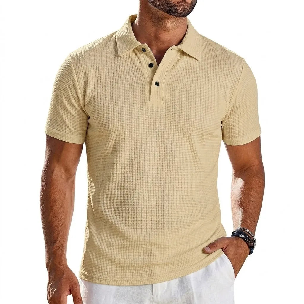 Men's Ice-Silk Polo Shirt – Lightweight Quick-Dry Breathable Top