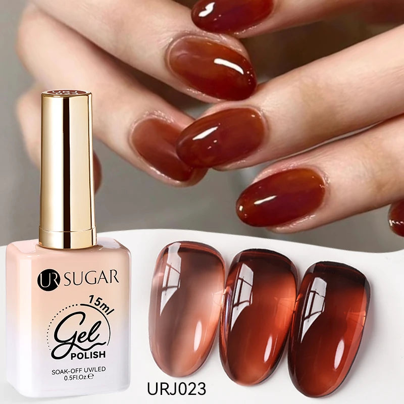 Jelly Gel Polish - Eco Friendly Semi Permanent UV LED Nail Polish for Salon Use