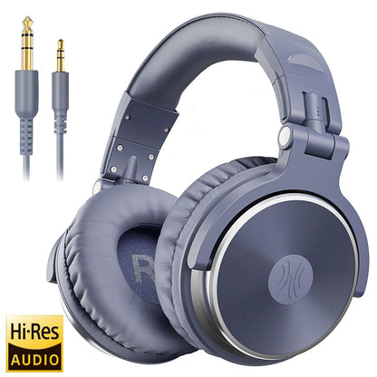Oneodio DJ Headphones - Wired Studio Headphones With Mic | 50mm Neodymium Drivers