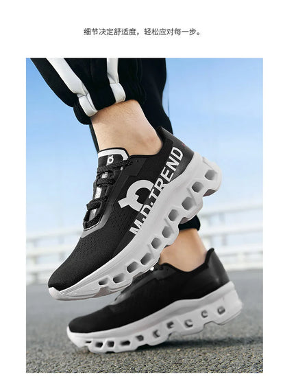 2026 Air Cushion Running Shoes Jogging Marathon Men Sports Breathable Lightweight Women's Comfortable Nonskid Leisure Sneakers