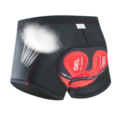 Cycling Shorts Breathable Mesh Cycling Underwear 5D Gel Pad Shockproof MTB Bike Shorts Man Shorts