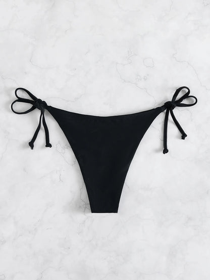 Swim trunks bikini solid color panties woman summer cool island resort beach spa