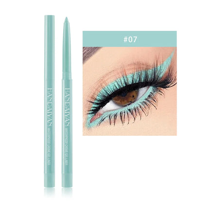Matte Eyeliner Pencil - Waterproof Gel Pencil With 20 Colorful Shades | Long Lasting, Quick Dry