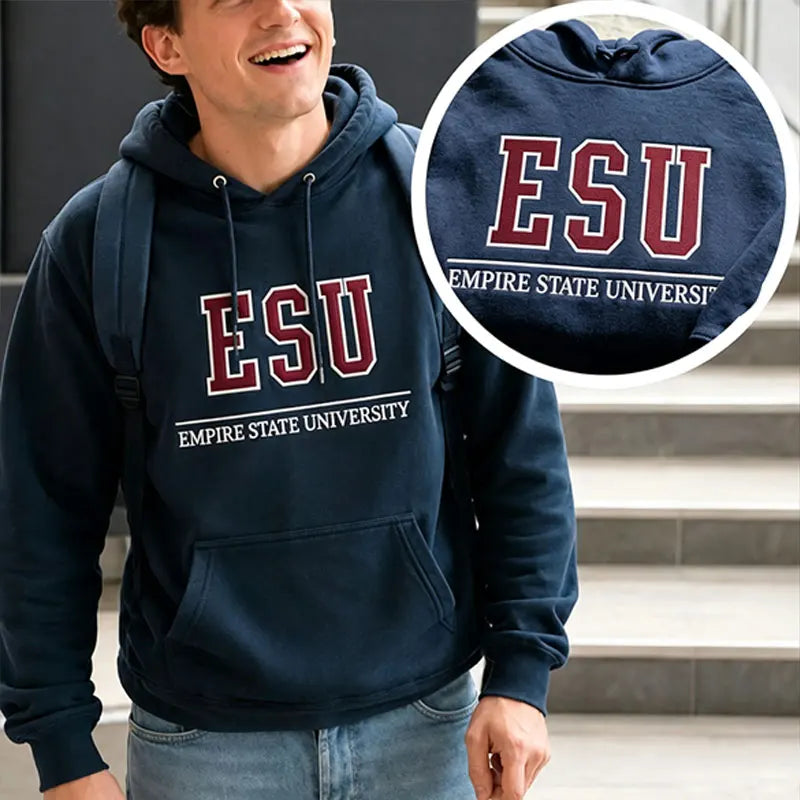 ESU Empire State University Hoodie Sweatshirt Tom Holland Brand New Day Merch Peter Hoodies Unisex Spring and Summer Long Sleeve