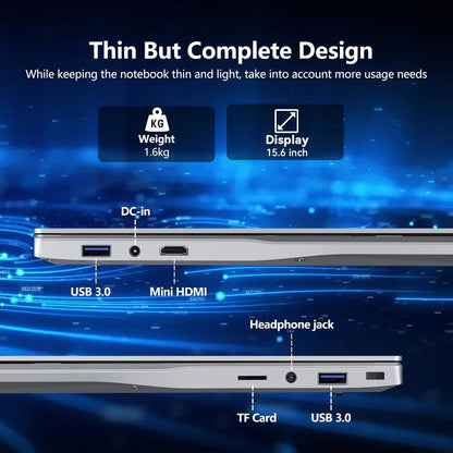Intel Core I9-10980HK 15.6 Inch Backlit Keyboard Fingerprint Unlock Laptop Windows 11 Office Study NoteBook Gaming Computer PC