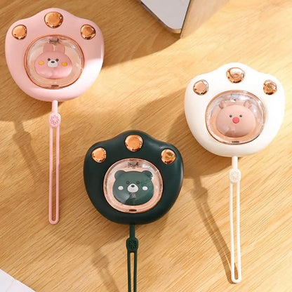 Cute Mini Cat's Claw Hand Warmer Rechargeable 2 Heat Levels Electric Heater Portable Pocket Warmer Students