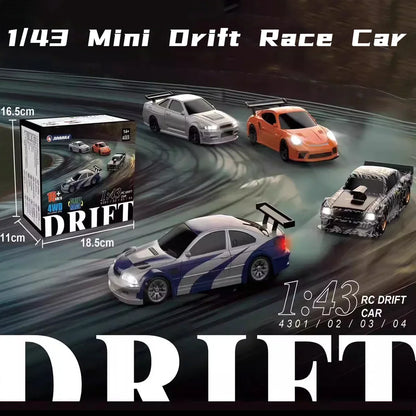 143 4WD RC Drift Car - High Speed Remote Control Mini Racing Car for Boys - ZOOMNSTORE