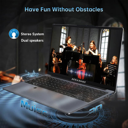 2026 Intel Core I9 10980HK 9900U Laptop Windows 11 Pro 16GB RAM 1TB 2TB SSD Portable Gaming Laptops Computer 15.6" Notebook PC
