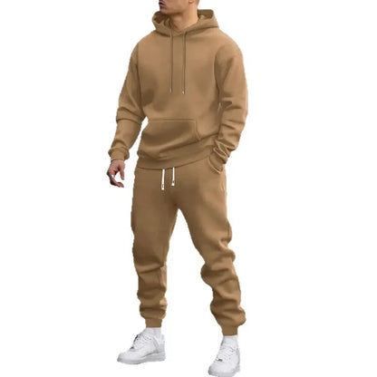 2026 popular two-piece men's sportswear jogging suit sportswear hooded sweatshirt zipper sweatshirt autumn and winter clothing
