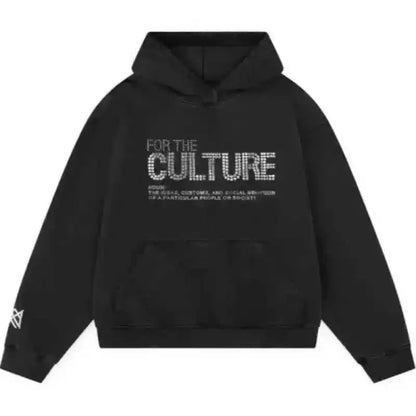 Rhinestones Decor Hoodies Woman Clothing Fashion Woman Sweatshirts Woman Clothes Outerwears Casual Hooded Shirt for Daily Wear
