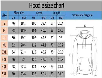 American Gothic Women's Hoodie for Autumn and Winter, New Casual and Fashionable, Suitable for Both Men and Women's Street Wear