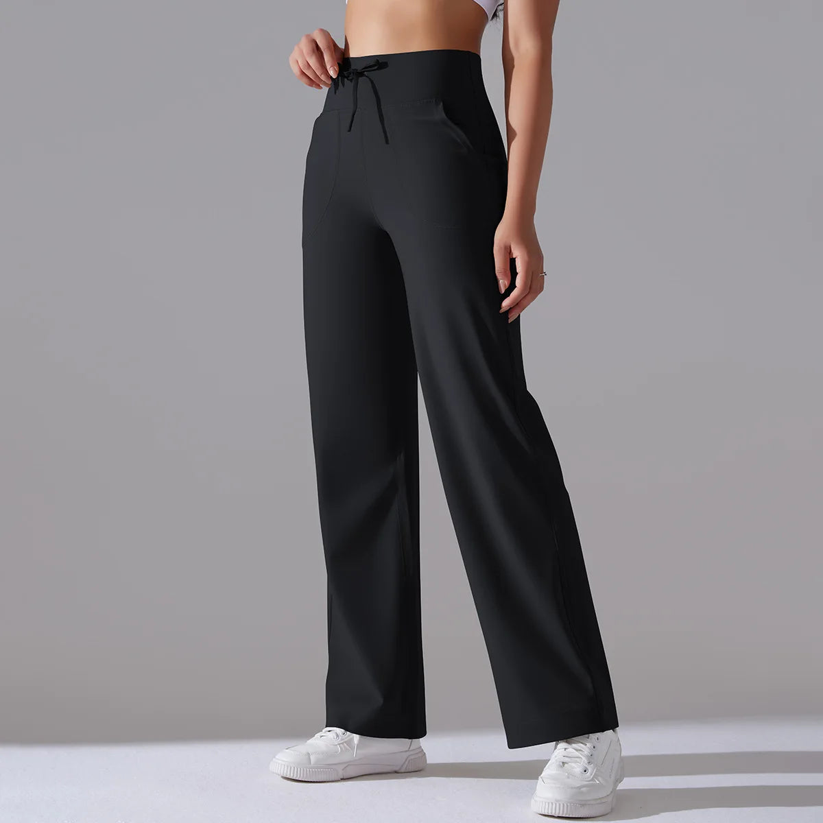 Yoga Straight Leg Sweatpant Straight Leg Women's Loose Tracksuit Pants Wide Leg Outdoor Gym Runing Casual Tracksuit Pants