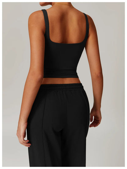 Women's Workout Tank – Breathable Yoga Tank Top | Quick Dry Running Tight Top
