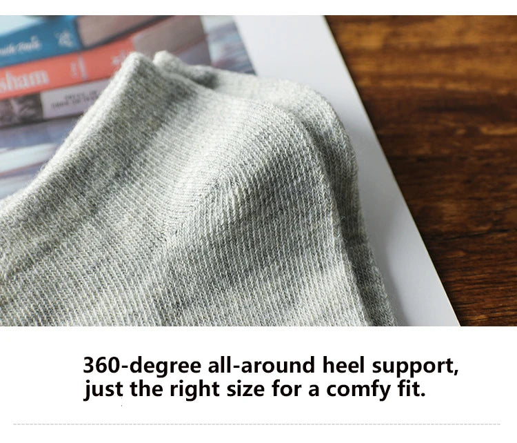 10/20/30 Pairs Men's Ankle Socks Solid Color Breathable Comfy Sweat-absorbing Boat Socks Casual Short Socks