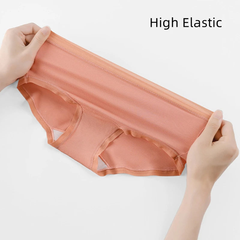 3Pcs Modal Women's Panties Lengthened Inner Crotch Female Briefs Underwear Underpants M-XXL 7A Level Antibacterial Sexy Soft Fit