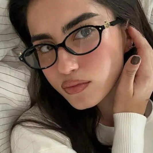 Elliptical Reading Glasses – Fashion Presbyopia Glasses With Anti Blue Light Lenses