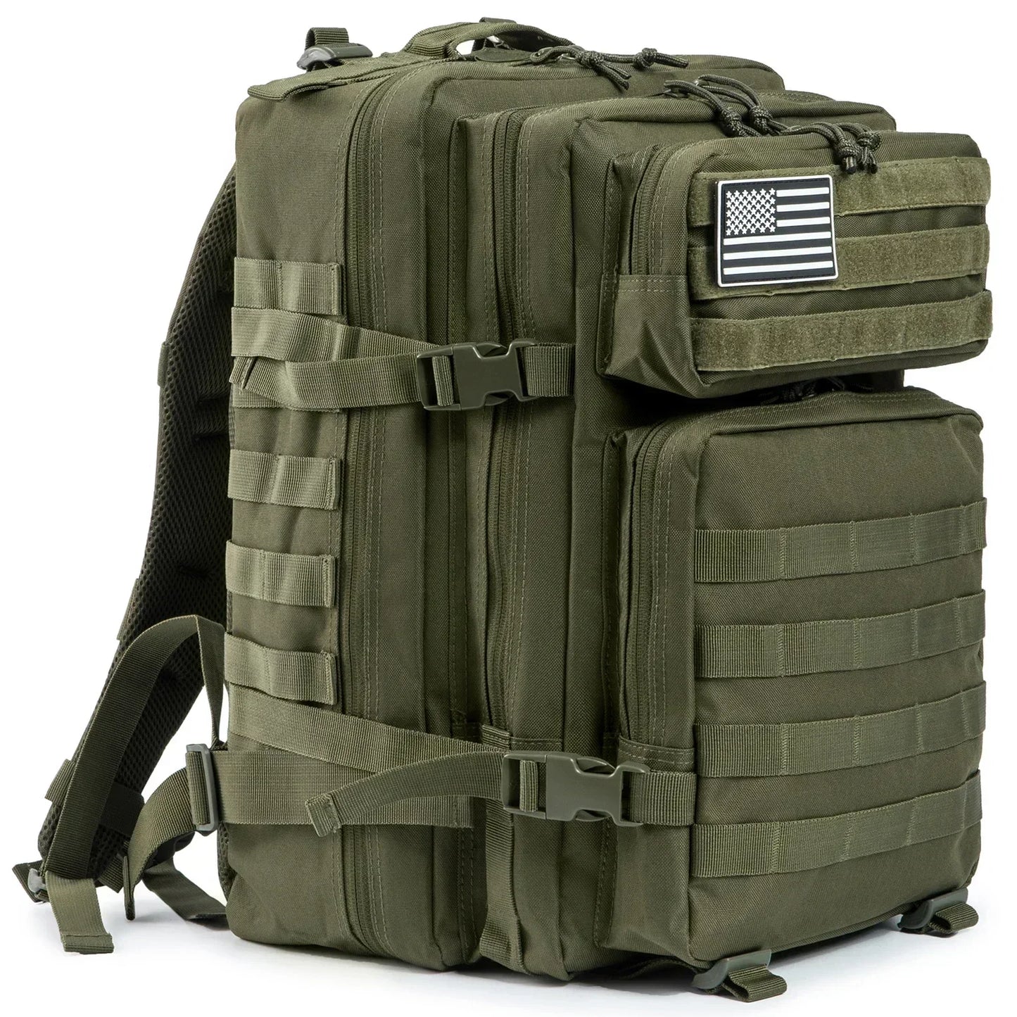45L Tactical Backpack - Large Capacity Outdoor Hiking  Camping Bag for Men  Women