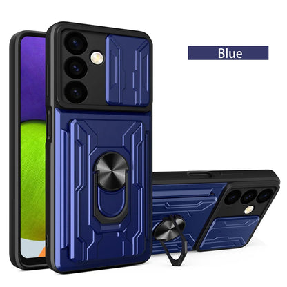 Case For Samsung Galaxy S26 S25 S24 S23 S20 S21 S22 Ultra Plus FE Note 20 Ultra Cover Grade Card Slot Armor Fundas Coque