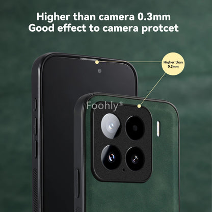 Nubuck Leather Shockproof Magnetic Case for Xiaomi 17T Pro 5G Mi 15T Protective Cover Back Shell Coque Funda