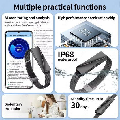 Women Smart Bracelet with Heart Rate Monitor Activity Fitness Tracker Sports Wristband Waterproof Smart Watch Men Smartband