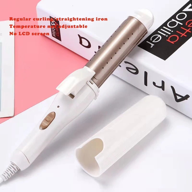 Ceramic Hair Curler - Professional 9mm to 38mm Wand with Tourmaline Barrel & LCD Display