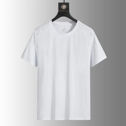 Men's Running T-Shirt – Reflective Quick-Dry Ice-Silk Sports Tee