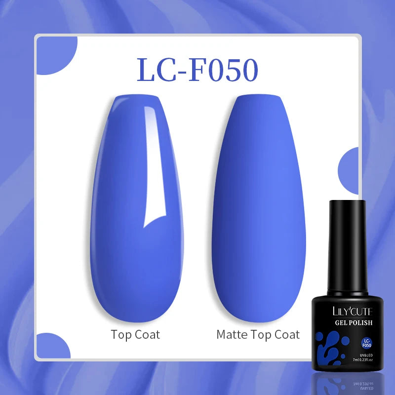 Gel Nail Polish - LILYCUTE UV Gel Varnish 7ML | Soak Off, Long Lasting Colors