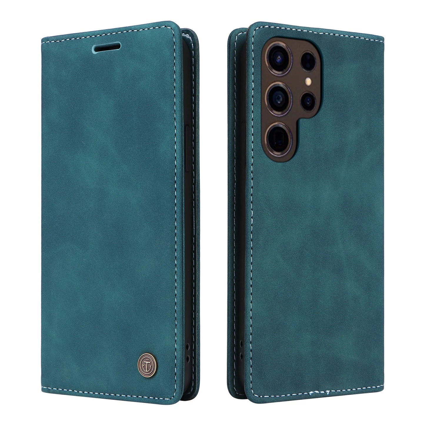 Ultrathin Leather Flip Case For Samsung Galaxy S26 S25 S24 S23 FE S22 Ultra S21 S20 Plus Note 20 5G Business Wallet Phone Cover