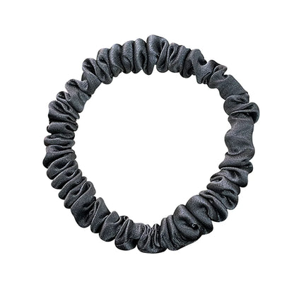 100% Pure Mulberry Silk Scrunchies Hair Bands Ties Gum Elastics Ponytail Holders for Women Girls Hair Accessories 19 Momme 1.5CM