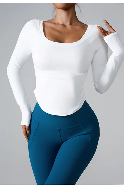 Women Yoga Shirts - Plus Size Sportswear Top | Breathable Quick Dry Fitness Workout Shirt