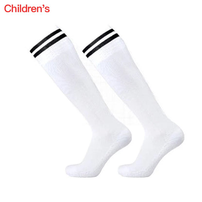 Adult Football Socks Hit Color Wear-resistant Children Kids Sport Long Socks Over Knee High Baseball Hockey Socks