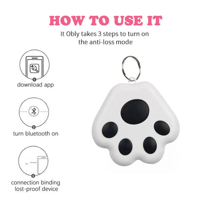 Mini GPS Locator Anti-Lost Device Alarm Wallet Keychain Smart Tag Bluetooth Tracer Keychain Pet Child Luggage Tracker Key Finder