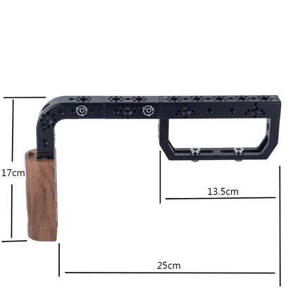 KUANJIE TH-S Universal Arri Positioning Top Handle Fixture Handle for Camera Rabbit Cage Video Equipment Gimbal Stabilizer