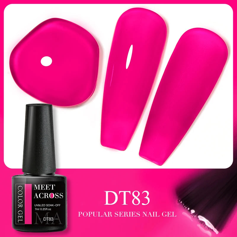Pink Dried Flower Gel Nail Polish - Natural Flower Fairy Art Soak Off UVLED Varnish