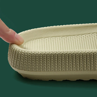 Eva's Simple Men's Slippers For Man Size 45 Poop Slippers. Wearing Soft-Soled Anti-Slip Shoes In Summer. And Women's Slippers