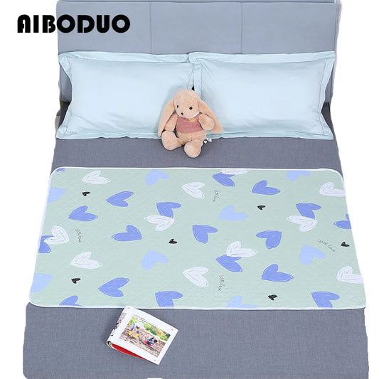 Diaper pad waterproof washable cotton breathable oversized diaper care mattress