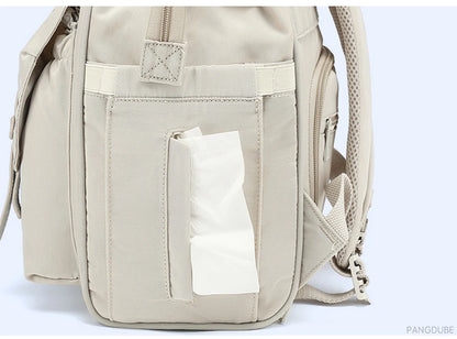 PANGDUBE Baby Nappy Bag with 2pcs Stroller Hooks Mummy Bag Backpack Waterproof Outdoor Travel Mommy Maternity Bag for Baby Stuff