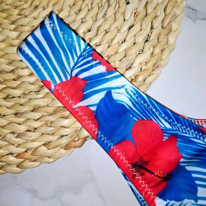 Sexy Flower Print Swimwear Women Briefs V Shape Bikini Bottom Brazilian Thong Swimsuit Classic Cut Bottoms Biquini Swim Short