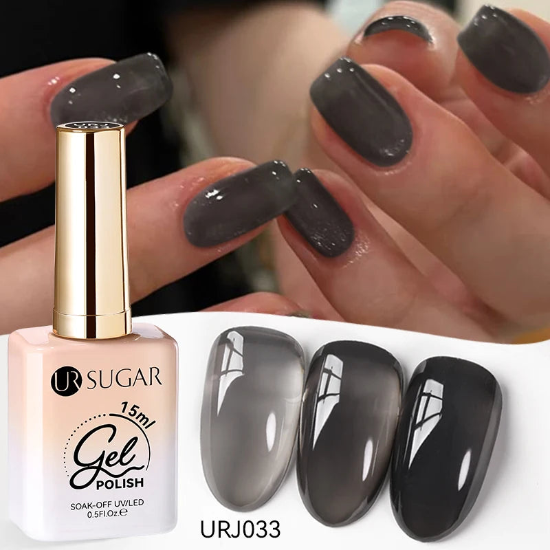 Jelly Gel Polish - Eco Friendly Semi Permanent UV LED Nail Polish for Salon Use