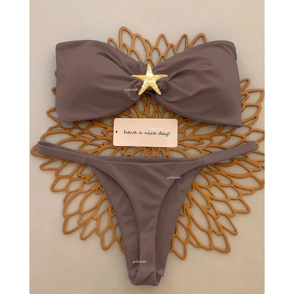 Push Up Bikini Set - Sexy Womens Micro Swimsuit Beachwear - ZOOMNSTORE