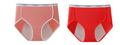 1pcs Girl Menstrual Panties Women's Physiological Briefs Ladies Period Leak Proof Panty High Waist Cotton Underwear