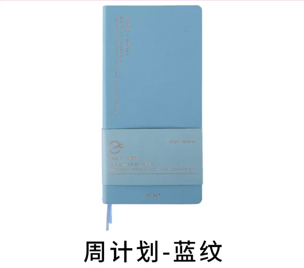 Weekly Planner Notebook - Undated Agenda & Daily Monthly Schedule Book