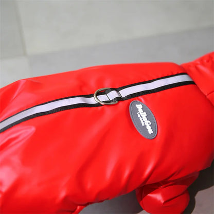 Thicken Warm Dog Jumpsuit Winter Pet Dogs Clothes for Chihuahua Coat Waterproof Hoodie Puppy Overalls Poodle Jacket Pet Apparel